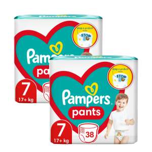 Pampers Pants Jumbo Pack Pelenkacsomag 17+kg Junior 7 (76db) 47265386 Pelenkák - 7 - Junior - 6  - Junior