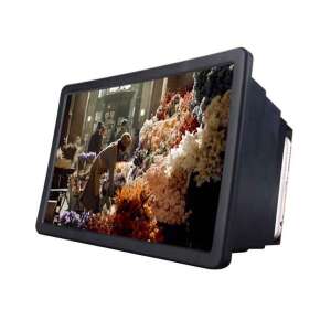 Telescopic Mobile Phone Screen Magnifier - Black