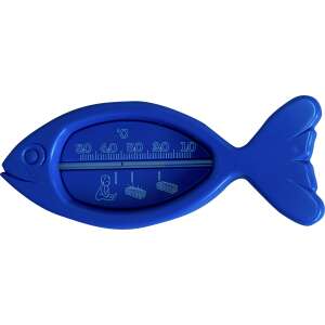 Badewasserthermometer, blauer Fisch