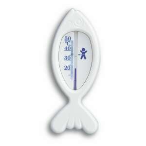 Fürdővíz hőmérő, fehér halacska 61013225 Vízhőmérő