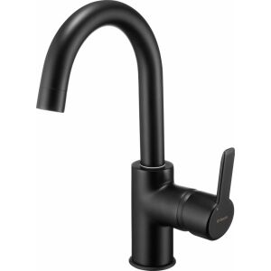 Deante BQA_N24M Matte Black Bathroom Sink Faucet - Deante Faucet