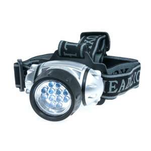 Jaxon kerek LED fejlámpá 12 LED-del, 3 db AAA elemmel összekapcsolva (nem tartozék) - Jaxon