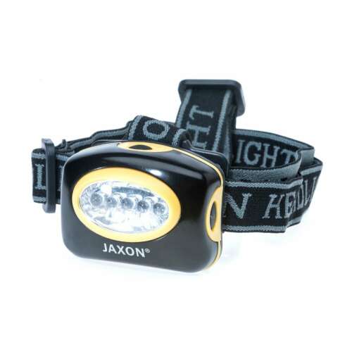 Jaxon ovális LED fejlámpá 15 LED-del, 3 db AAA elemmel összekapcsolva (nem tartozék a csomaghoz)