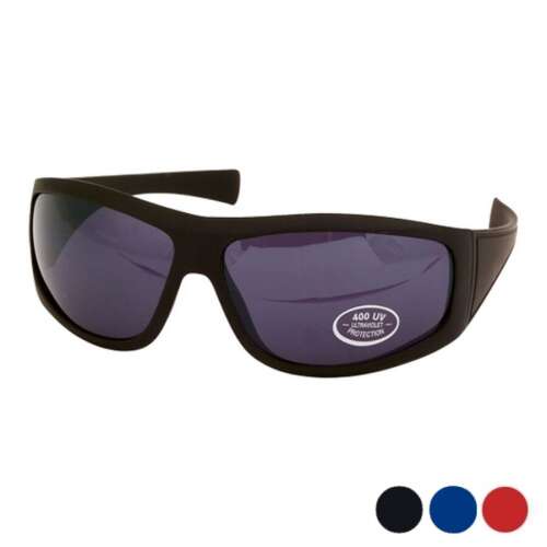 Sportos retro fazonú uniszex napszemüveg (fekete), UV 400