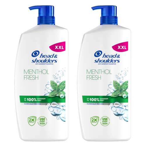 Șampon anti-mătreață Head & Shoulders Menthol Fresh, 2 x 800ml