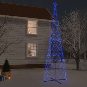 kúp alakú karácsonyfa 3000 kék LED-del 230 x 800 cm 92775334 