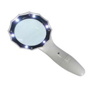 Nagyító beépített 6 LED világítással , max 4x nagyítással 