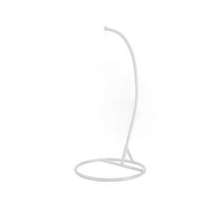 Weißer Hängesesselständer, Metallgestell, für den Außenbereich - Garten