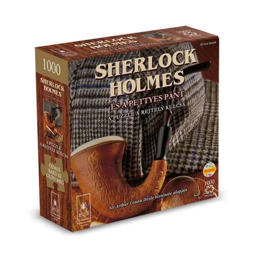 University Games Sherlock Holmes und die gefleckte Hose 1000-teiliges Rätsel mit Rätsel