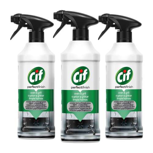 Cif Perfect Finish Spray Sütő&Grill 3x435ml