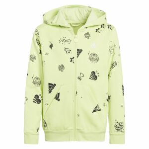 Adidas J Bluv Q3 Fzhd IA1556 Kids Hoodie Vernil 176 131395571 - Kids' Sweater