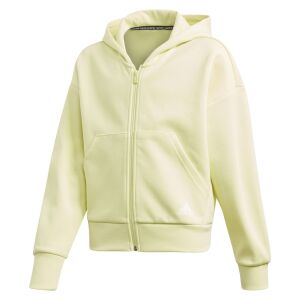 Adidas Yg Mh 3s Fz Hd FM6511 Kids Hoodie GWhite 116 131393510 - Kids' Sweater