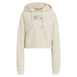 Adidas floral hoodie beige isolated - Adidas Women's Sweater