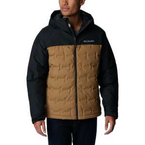 Columbia Grand Trek II hooded jacket for men in black and brown color - Men's jacket