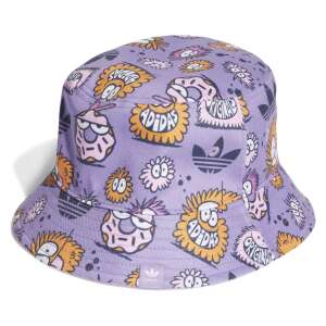 Adidas Originals KIDS BUCKET HAT, lila színű, színes rajzolt mintával, megfordítható - Férfi sapka