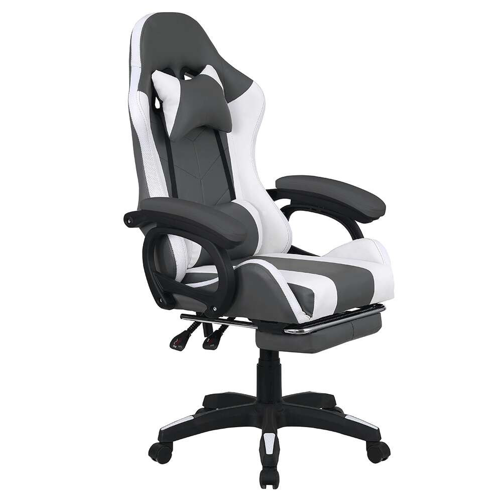 Jovela irodai/gamer szék rgb led világítással - fekete-fehér