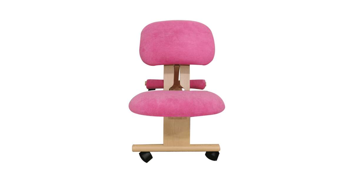 Pink best sale kneeling chair