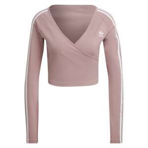 Adidas Women's Long Sleeve Wrap Top, HE4957, Purple - Adidas Women's Sweater