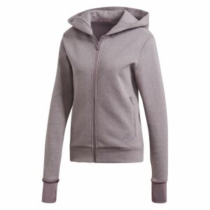 Adidas W VER FZ HD women's full zip hoodie isolated - Fashion & Clothing