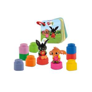 Clementoni Bing Baby Playset cu blocuri de construcție moi și o carte, cu Bing și Sula - Clementoni