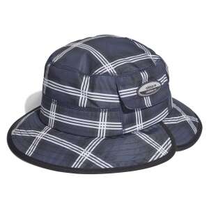Adidas Ryv bucket hat in navy blue with white checkered pattern - Men's Hat
