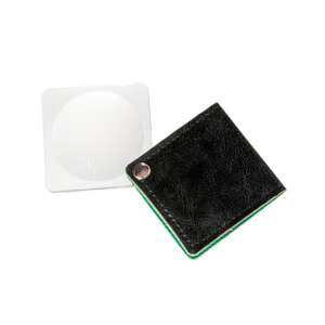 5x magnifying glass with black leather case - Magnifying glass
