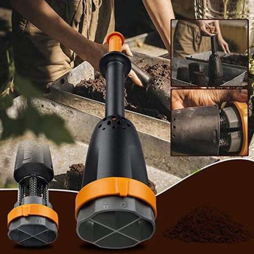 Professzionális kézi palántázó ültetőeszköz, bemutatva a használatát