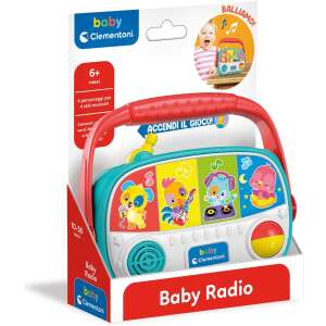 Clementoni Baby baba Rádió hang-és fényeffekttel #kék-piros 35248916 Fejlesztő játékok babáknak