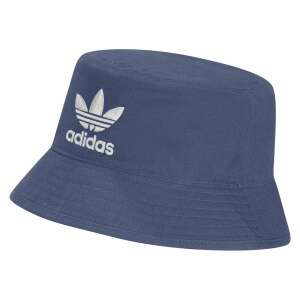 Adidas Originals BUCKET HAT AC kék vödörkalap fehér logóval - Férfi sapka