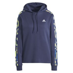 Adidas Vibaop 3S HD női kapucnis pulóver, elölnézet - Női pulóver