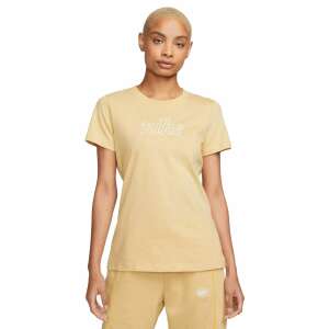 Nike Women's NSW Tee Icon Clash T-Shirt in Beige - Nike