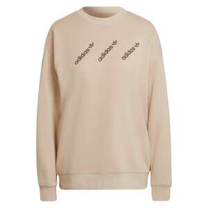 Adidas Crew HM4867 Hanorac bej pentru femei - Vedere frontală - Pulovere pentru femei