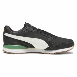 Puma ST Runner 75 Years men's black and white sneaker side view - Puma
