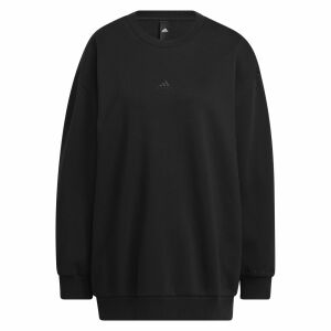 Adidas W ALL SZN Crew Women's Black Sweatshirt - Adidas Women's Sweater