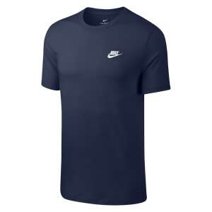 Nike Men's Club T-Shirt in Navy Blue - Nike
