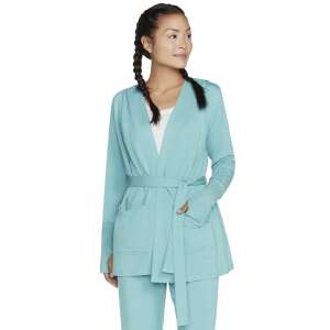 Skechers Női Mindennapi Öves Kapucni Turkoaz színben - Női pulóver