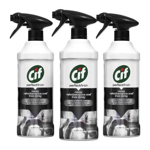 Cif Perfektes Finish Spray Inox 3x435ml