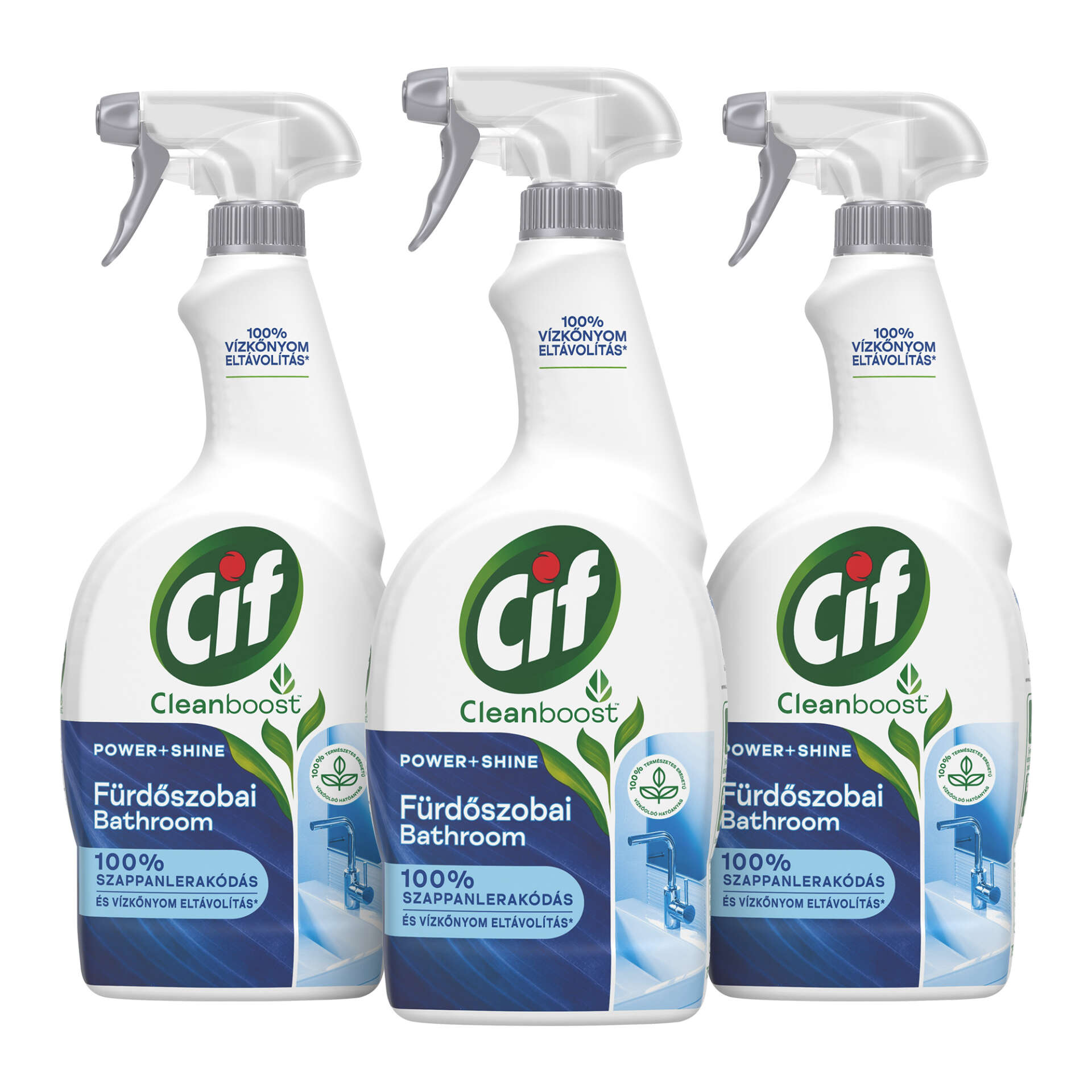 Cif Power&Shine Fürdoszobai Spray 3x750ml