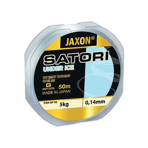 Jaxon Satori Under Ice horgász zsinór, 0,14mm, 50m-es orsón - Monofil előkezsinór