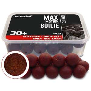 Haldorádó max motion boilie long life 30+ mm - fűszeres vörös máj 92846662 