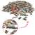 Castorland 500 darabos puzzle, Hegyi utazás, puzzle darab közeli képe