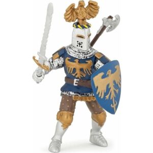 Papo Blue Knight Medieval Figure 7cm with sword and shield - Toy