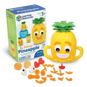 Learning Resources Big Feelings Pineapple, a 30 piece interactive toy for kids to learn about emotions and build fine motor skills - Learning Resources