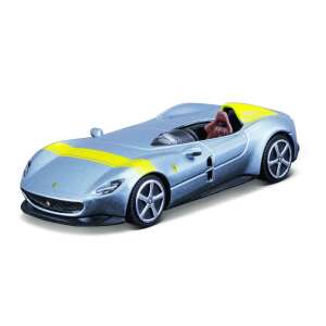 Macheta masinuta Bburago scara 1/43 Ferrari Monza SP1, gri si galben, BB36000/36046 92853382 Machete