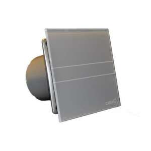 Cata E-GLASS 100 szellőző ventilátor, ezüst, üveg előlap, fürdőszoba, konyha, szellőzés - Cata