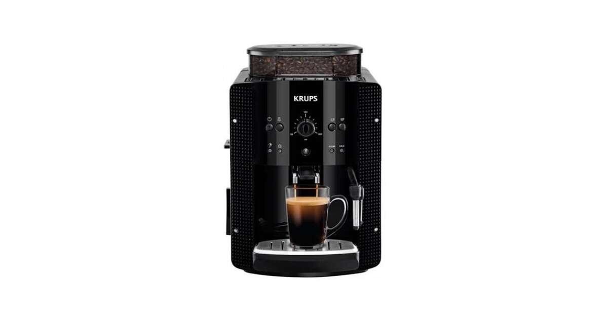 Krups EA810870 Essential fekete automata kávéfőző | Pepita.hu