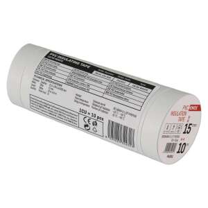 EMOS PVC Szigetelőszalag 15/10 fehér, 10db-os csomag 92863013 