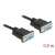 Delock Sub D9-es Nullmodem RS-232 serielles Kabel, Buchse-Buchse, 0,5 m