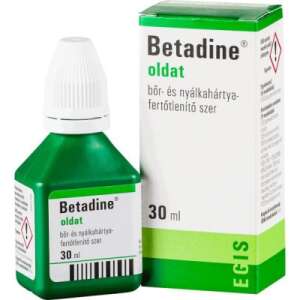 Betadine bőr- és nyálkahártya fertőtlenítő szer 30 ml 35251164 
