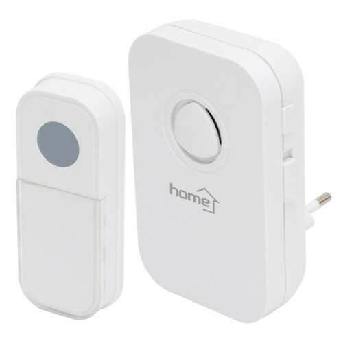 Home wireless doorbell with button and receiver